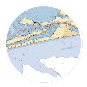 Heritage Motor Coach Resort & Marina (Orange Beach, AL) NOAA Chart Sticker