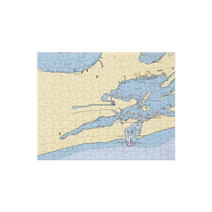 Happy Harbor Sun Harbor Marina (Orange Beach, AL) NOAA Chart Jigsaw Puzzle