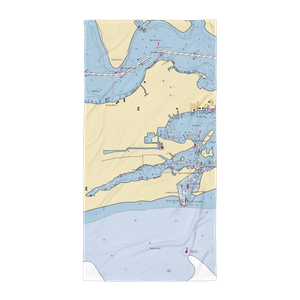 Happy Harbor Sun Harbor Marina (Orange Beach, AL) NOAA Chart Towel