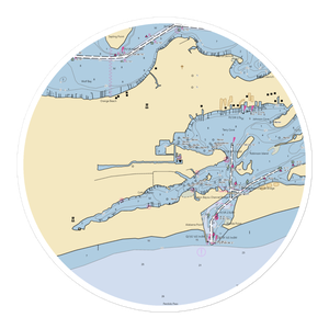 Happy Harbor Sun Harbor Marina (Orange Beach, AL) NOAA Chart Sticker