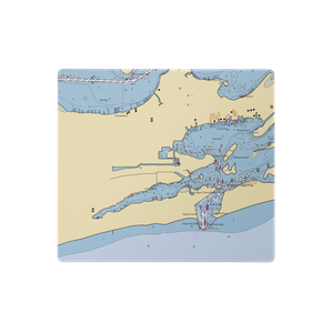 Saunders Marine Center (Orange Beach, AL) NOAA Chart  Gaming Mouse Pad