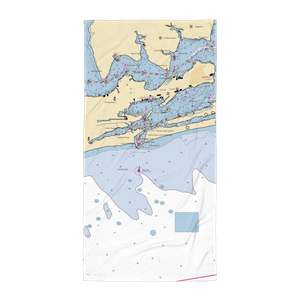 Reel Surprise Marina (Orange Beach, AL) NOAA Chart Towel