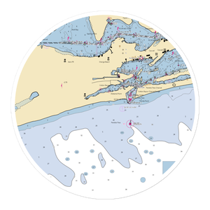 Zeke's Landing Marina (Orange Beach, AL) NOAA Chart Sticker