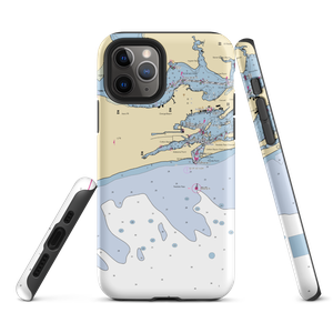 Romar Harbor Marina (Orange Beach, AL) NOAA Chart  Tough iPhone Case