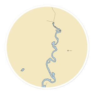 River Park Marina (Magnolia Springs, AL) NOAA Chart Sticker