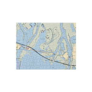 Convention Center Courtesy Dock (Mobile, AL) NOAA Chart Jigsaw Puzzle