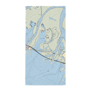 Convention Center Courtesy Dock (Mobile, AL) NOAA Chart Towel