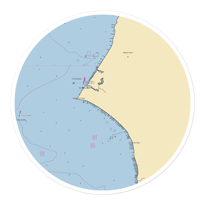 Marriott Grand Hotel Marina (Point Clear, AL) NOAA Chart Sticker