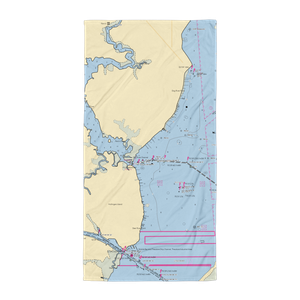 Southern Marina & Harbor (Satsuma, AL) NOAA Chart Towel