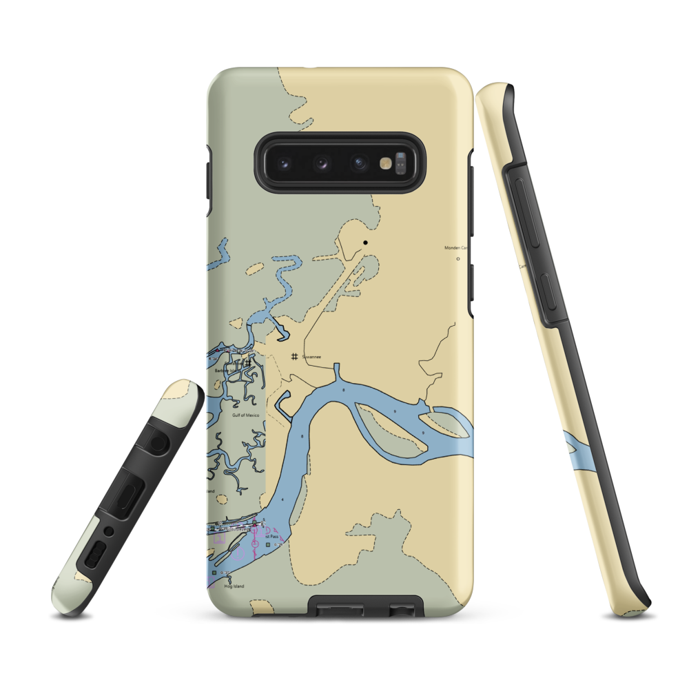 Starling's Suwannee Marina Inc (Suwannee, FL) NOAA Chart Samsung Phone Case Samsung Galaxy S10 Plus model shown
