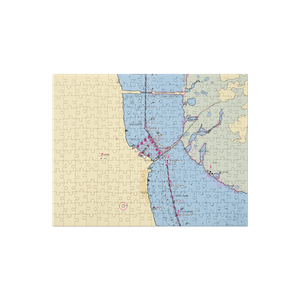 Titusville Municipal Marina (Titusville, FL) NOAA Chart Jigsaw Puzzle