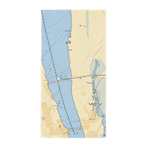 Cape Crossing Marina (Merritt Island, FL) NOAA Chart Towel