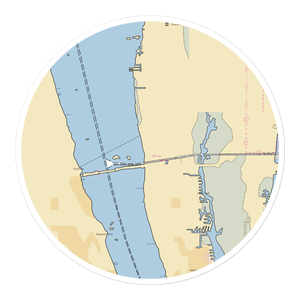 Cape Crossing Marina (Merritt Island, FL) NOAA Chart Sticker