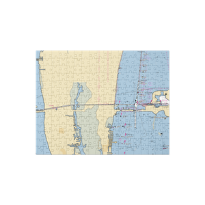 Harbortown Marina (Merritt Island, FL) NOAA Chart Jigsaw Puzzle