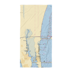 Harbortown Marina (Merritt Island, FL) NOAA Chart Towel