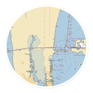 Harbortown Marina (Merritt Island, FL) NOAA Chart Sticker