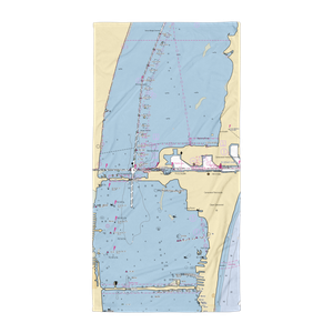 Bluepoints Marina (Cape Canaveral, FL) NOAA Chart Towel