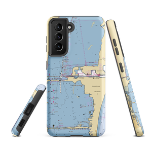 Rusty's Seafood & Oyster Bar (Cape Canaveral, FL) NOAA Chart Samsung Phone Case