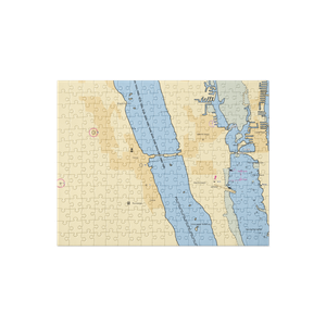 Cocoa Village Marina (Rockledge, FL) NOAA Chart Jigsaw Puzzle