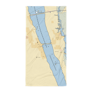 Cocoa Village Marina (Rockledge, FL) NOAA Chart Towel