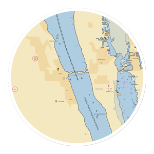 Cocoa Village Marina (Rockledge, FL) NOAA Chart Sticker