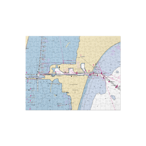 Sunrise Marina (Cape Canaveral, FL) NOAA Chart Jigsaw Puzzle