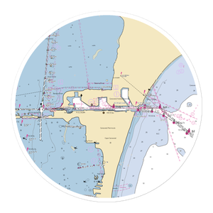 Sunrise Marina (Cape Canaveral, FL) NOAA Chart Sticker