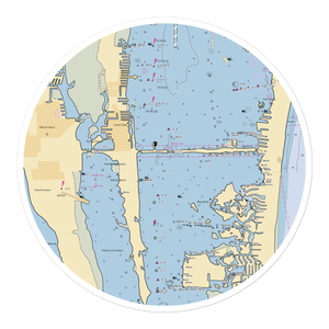 River Palms MHP (Cocoa Beach, FL) NOAA Chart Sticker