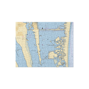 Marker 24 Marina (Cocoa Beach, FL) NOAA Chart Jigsaw Puzzle