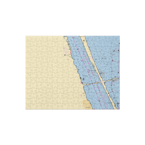 Pineda Point Marina (Merritt Island, FL) NOAA Chart Jigsaw Puzzle