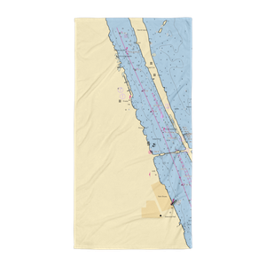 Pineda Point Marina (Merritt Island, FL) NOAA Chart Towel