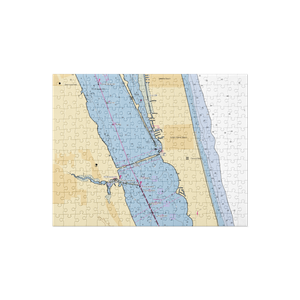 Telemar Bay Marina (Satellite Beach, FL) NOAA Chart Jigsaw Puzzle