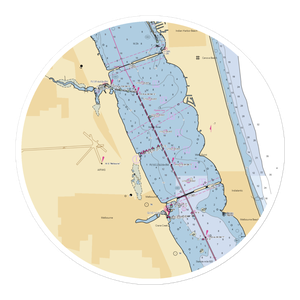 Riverwalk Marina (Melbourne, FL) NOAA Chart Sticker