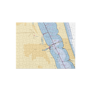 Melbourne Harbor Marina (Malabar, FL) NOAA Chart Jigsaw Puzzle