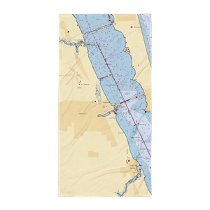 Melbourne Harbor Marina (Malabar, FL) NOAA Chart Towel