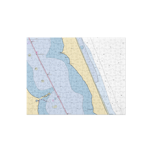 Palm Bay Marina (Melbourne, FL) NOAA Chart Jigsaw Puzzle