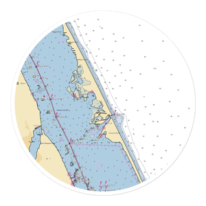 BG Bayside Marina (Sebastian, FL) NOAA Chart Sticker