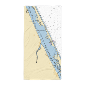 San Sebastian Yacht Club (Sebastian, FL) NOAA Chart Towel