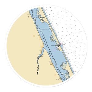 San Sebastian Yacht Club (Sebastian, FL) NOAA Chart Sticker