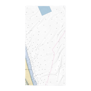 Marsh Island Yacht Club (Wabasso, FL) NOAA Chart Towel