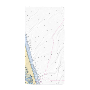 Jone's Fruit Dock (Vero Beach, FL) NOAA Chart Towel