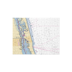 Vero Beach City Marina (Vero Beach, FL) NOAA Chart Jigsaw Puzzle