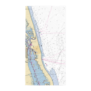 Vero Beach City Marina (Vero Beach, FL) NOAA Chart Towel