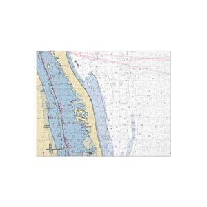 The Moorings Yacht & Country Club (Vero Beach, FL) NOAA Chart Jigsaw Puzzle