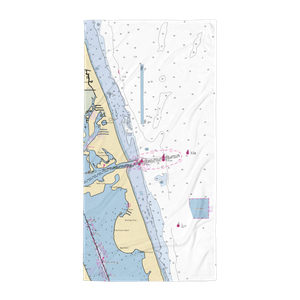 Riverside Marina Fort Pierce (Fort Pierce, FL) NOAA Chart Towel