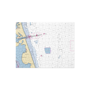 Cracker Boy Boat Works (Fort Pierce, FL) NOAA Chart Jigsaw Puzzle