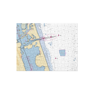 Pelican Yacht Club (Fort Pierce, FL) NOAA Chart Jigsaw Puzzle