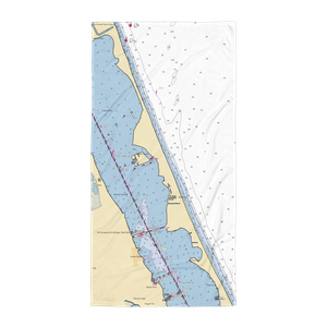 Nettles Island Marina (Jensen Beach, FL) NOAA Chart Towel