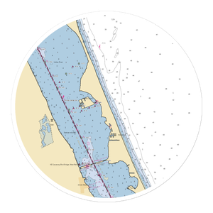 Nettles Island Marina (Jensen Beach, FL) NOAA Chart Sticker