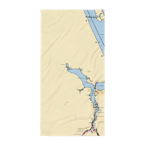Sandpiper Bay Marina (Port Saint Lucie, FL) NOAA Chart Towel